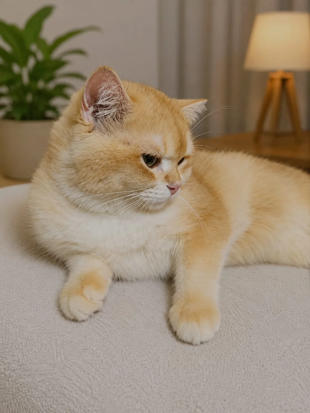 Orion, British Golden sire at Zenith Myth Cattery